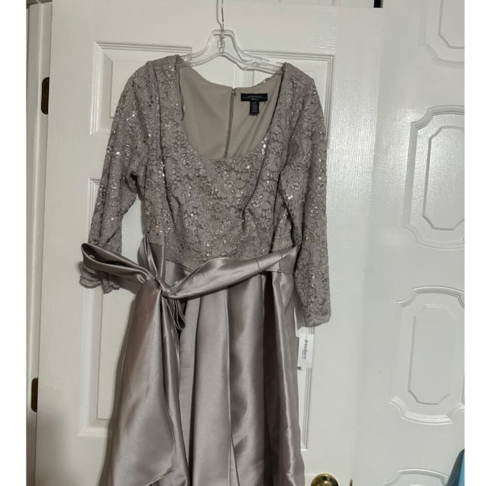 Elegant Gray Evening Dress